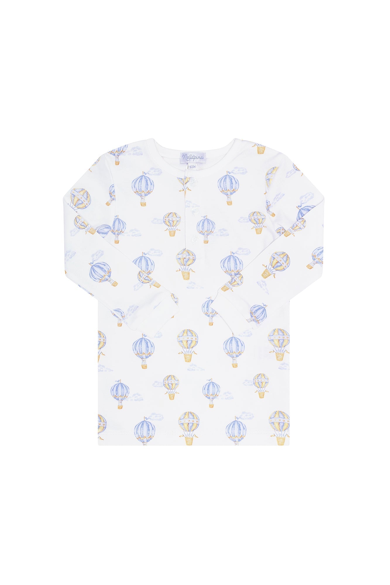 Image of Blue Balloons Print Pajama